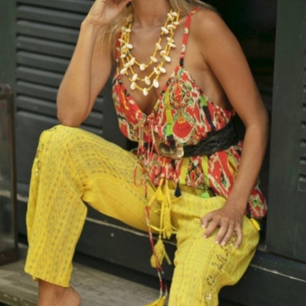 Nur-ģys! BEACH SUMMER PANTS SMALL c - Picture 1 of 12